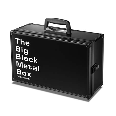 Trading Card Product Reviews: The Big Black Metal Box